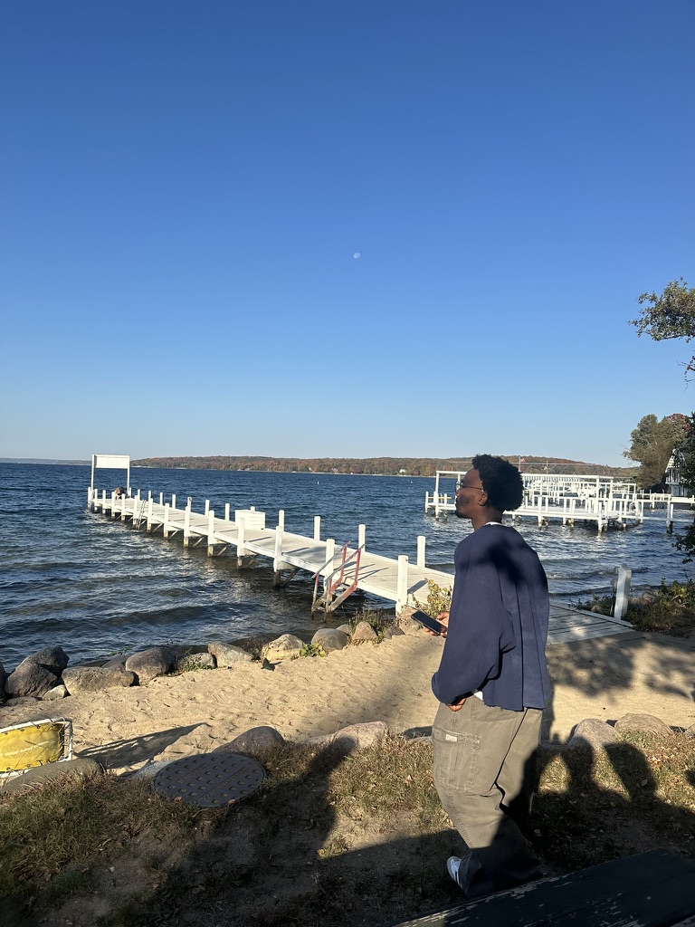 Peaceful lake moment